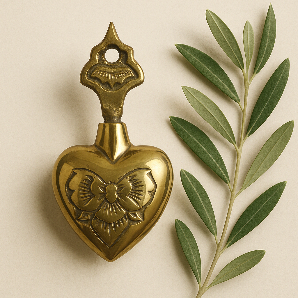 Arabic kohl eye liner stick brass bottle.