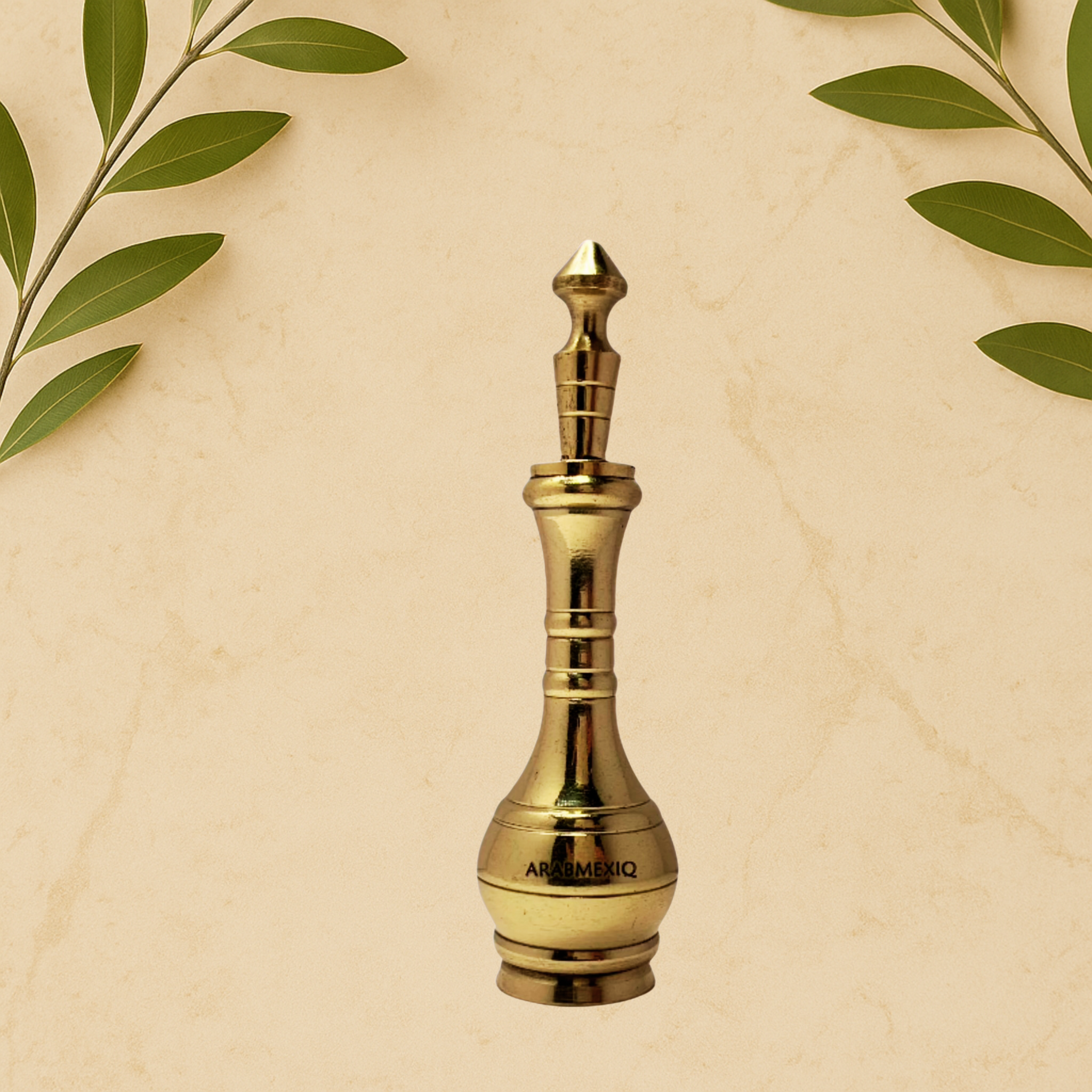 Arabic kohl eye liner stick brass bottle.