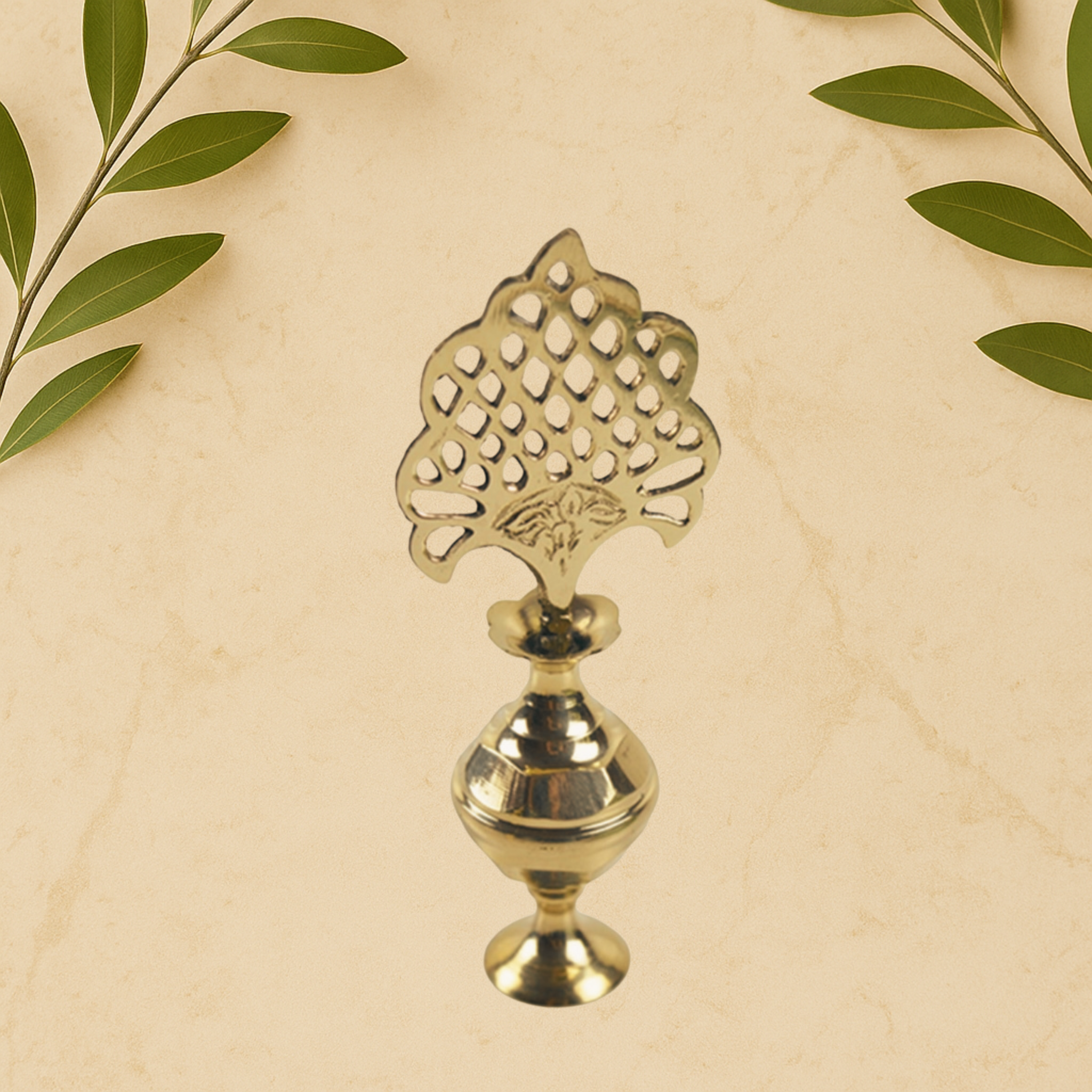 Arabic kohl eye liner stick brass bottle.