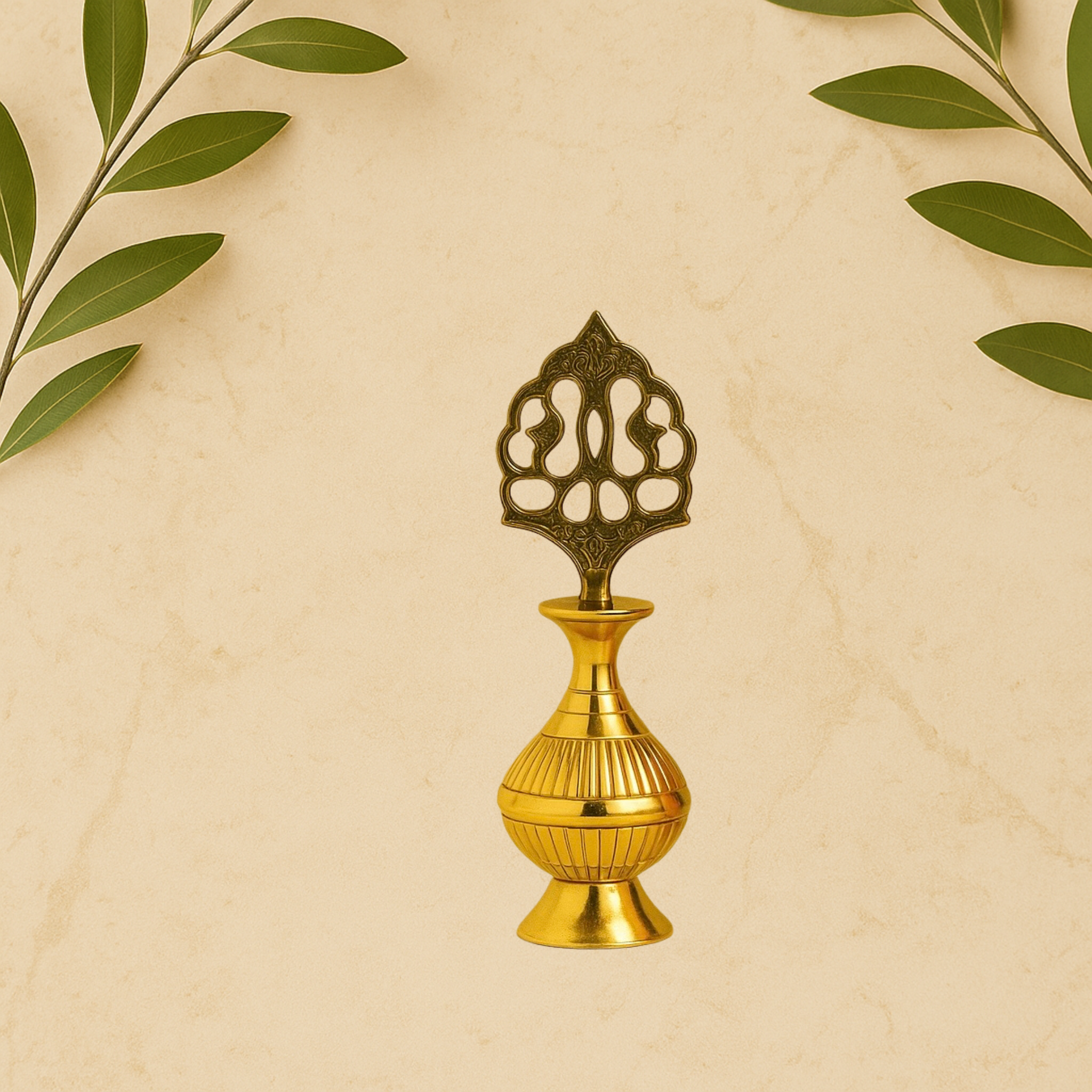 Arabic kohl eye liner stick brass bottle.