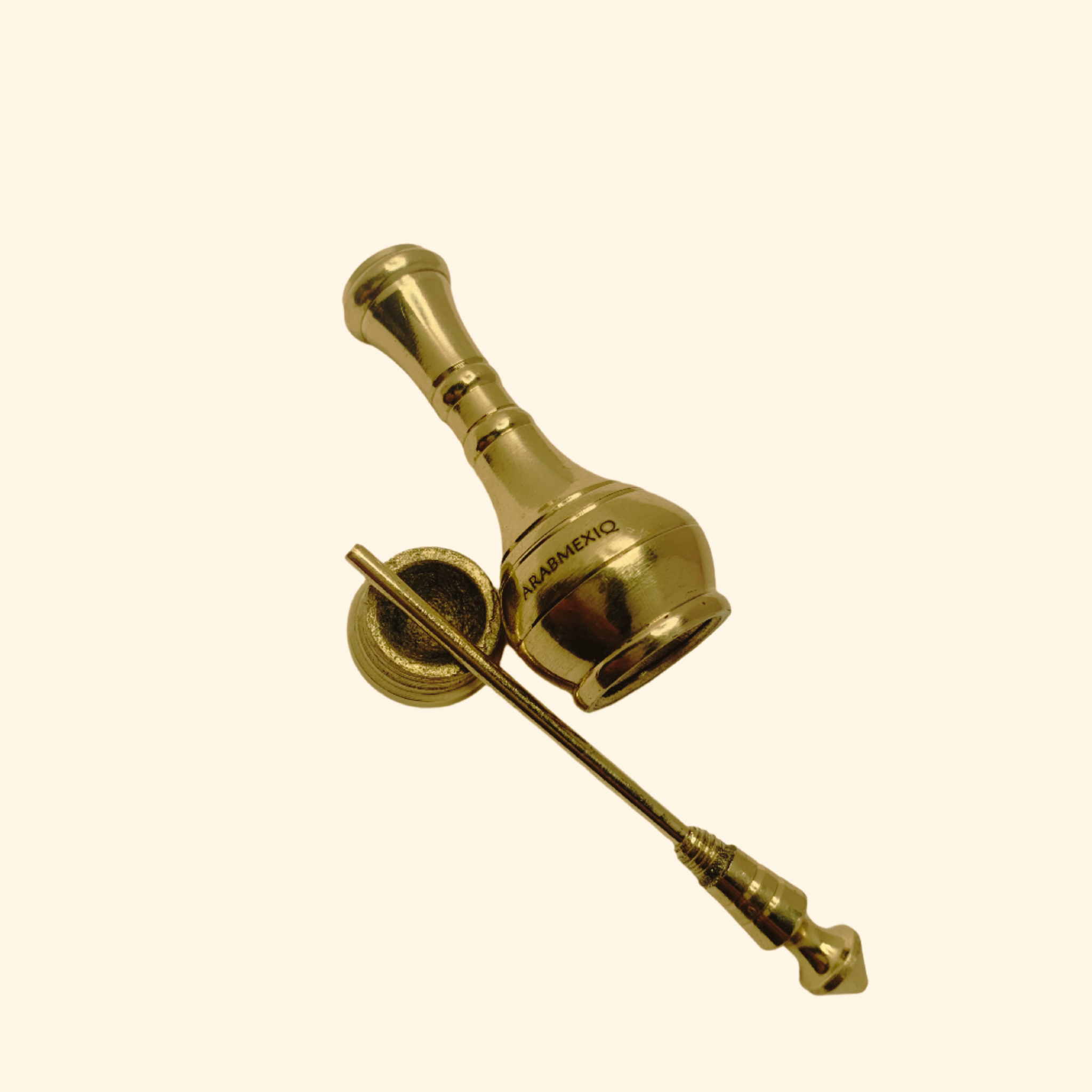 Arabic kohl eye liner stick brass bottle.
